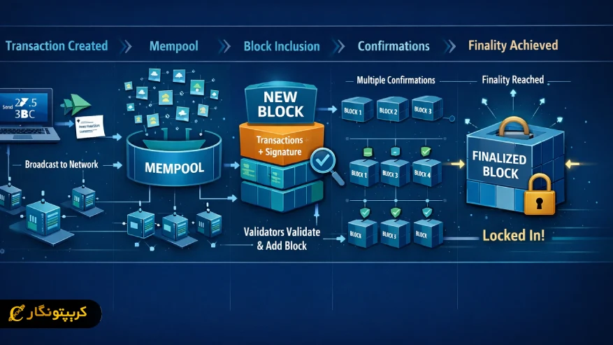 نهایی شدن تراکنش ها در بلاکچین